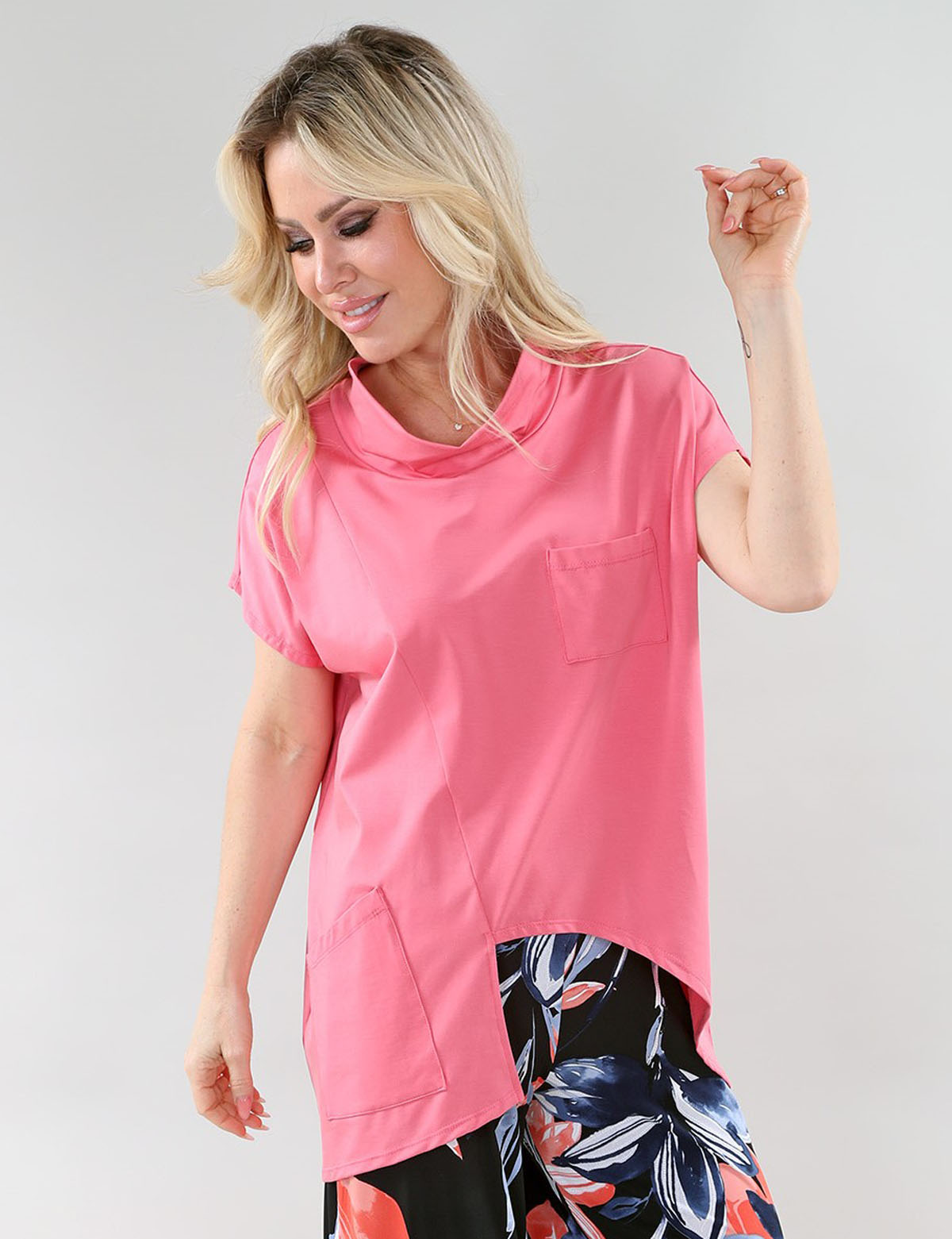 MC tunique - Right Pkt en corail tunique modal jersey - Image 3