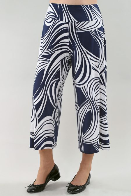 capri With Pockets en A/S marine sable pantalon imprimé Ity