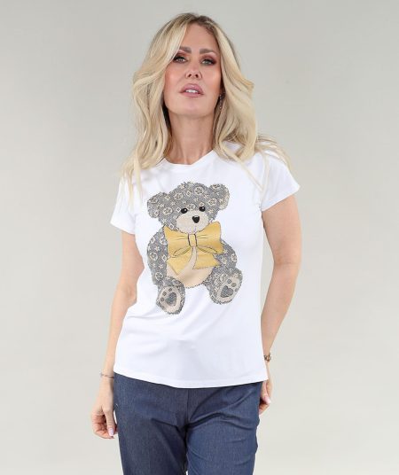 T-shirt à manches courtes en jersey de bambou Ours