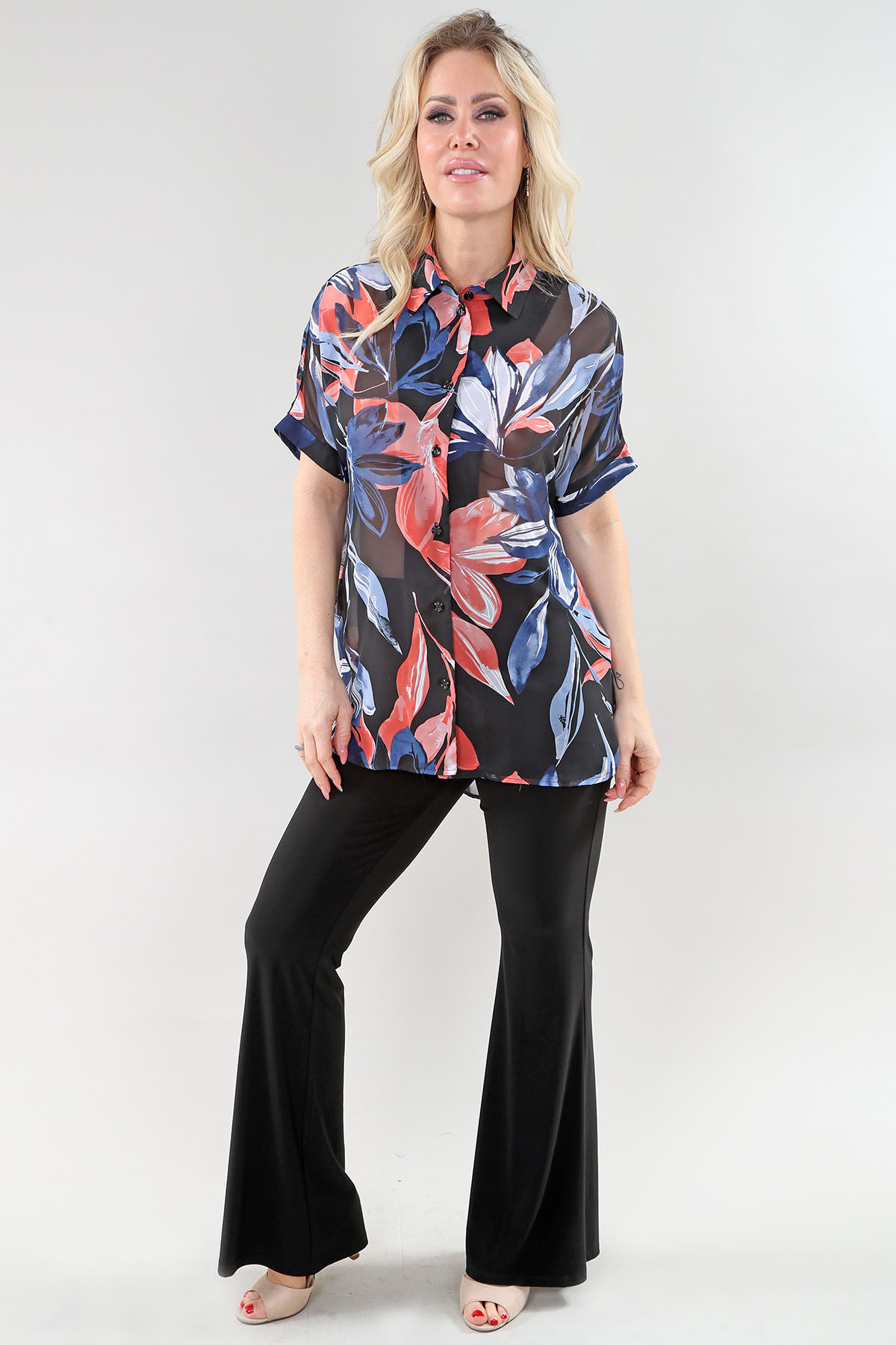 Chemise boutonnée en mousseline – Image 3