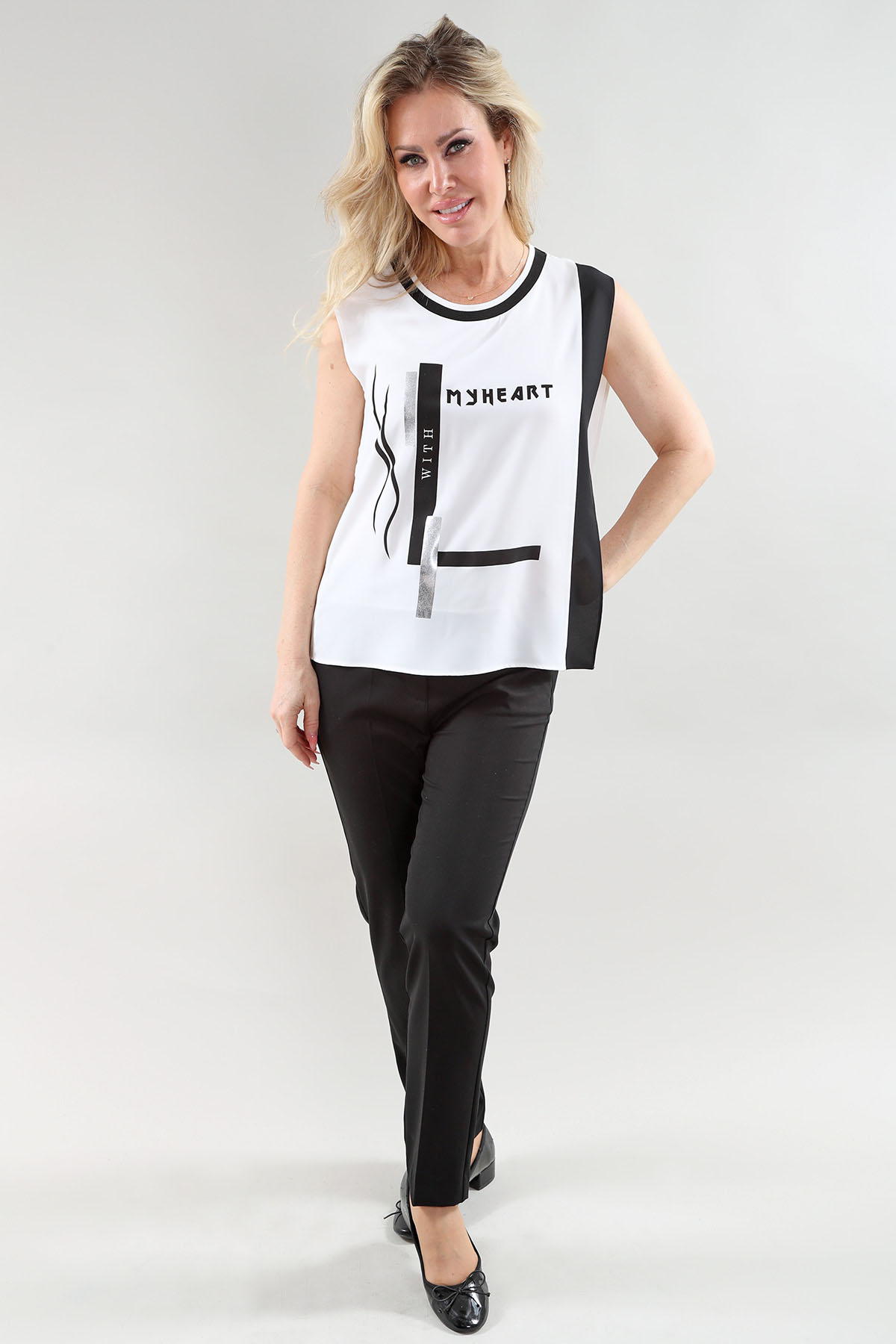 Haut sans manches Mon Cœur