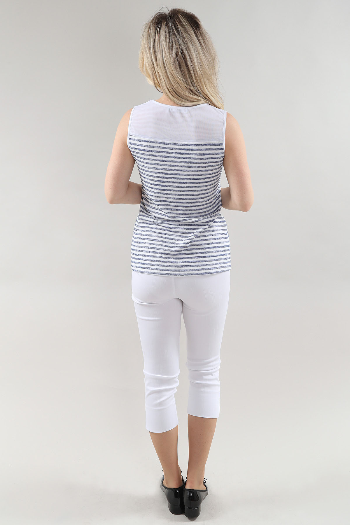 Camisole en filet avec empiècement en filet