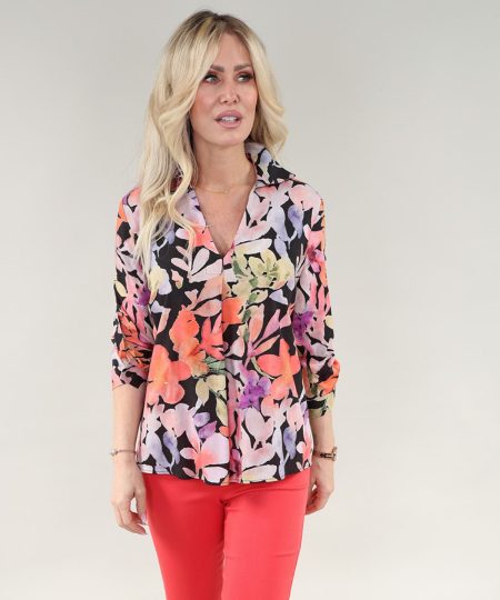 Tunique sans manches - Glissière devant - Tricot ITY bleu