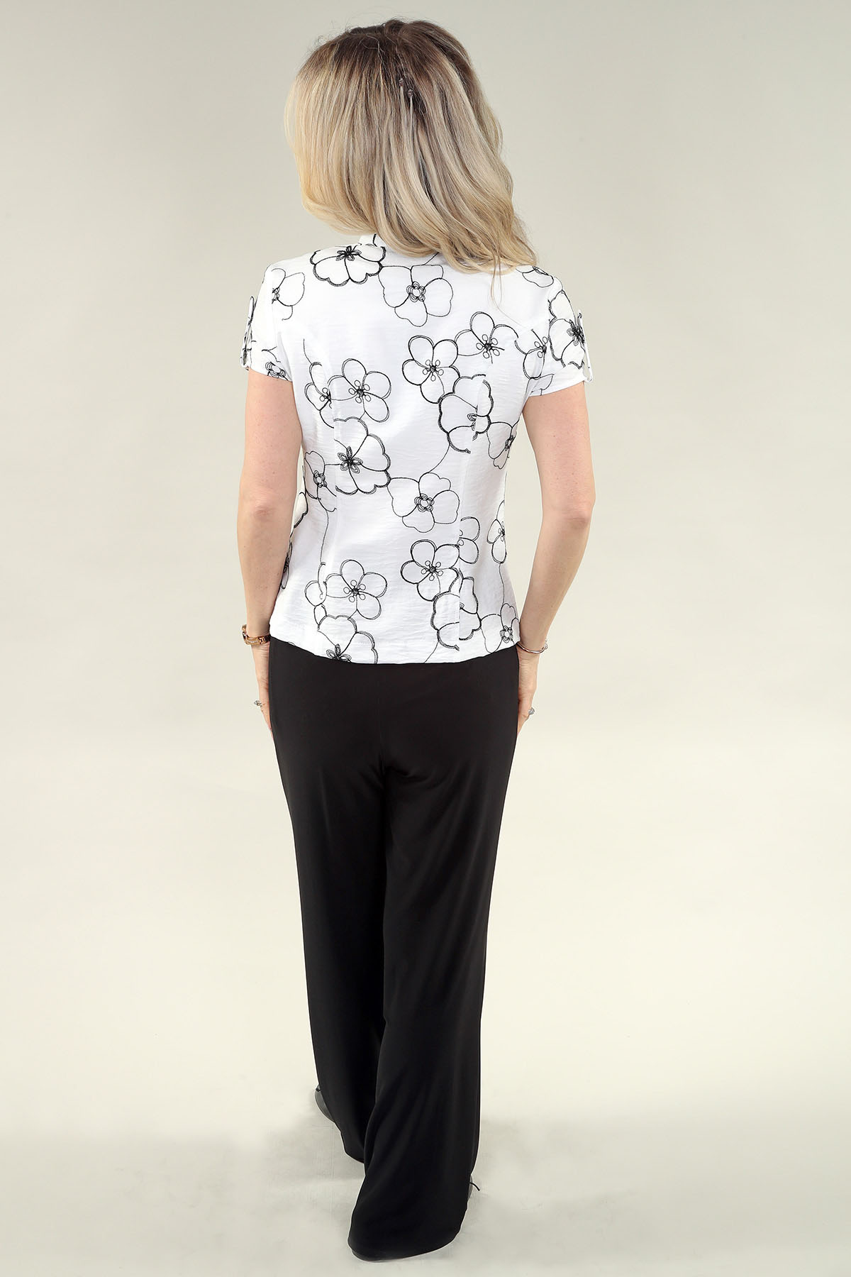 Chemise à manches longues - Mousseline verte - Image 3