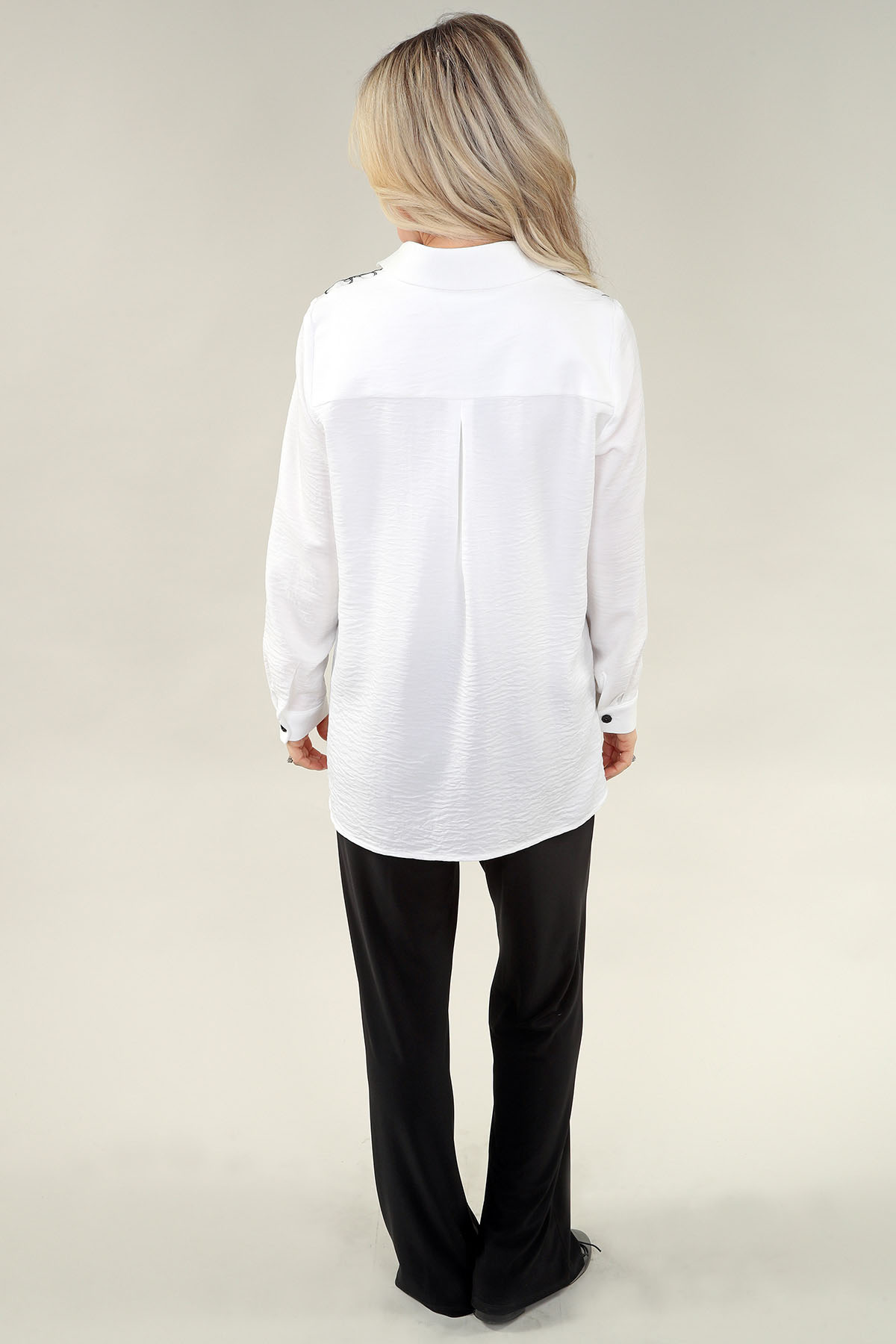 Chemise à manches longues en lin – Image 3