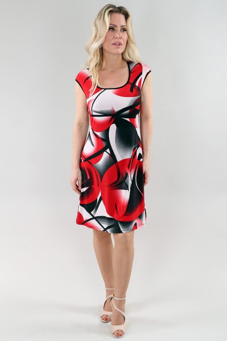 Robe à mancherons non doublée