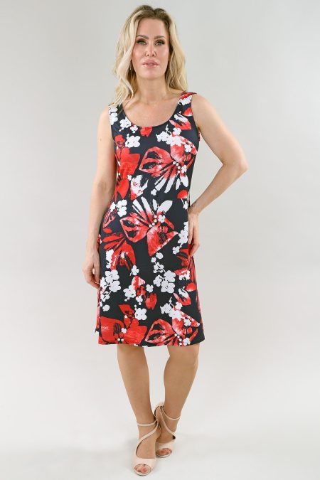 Robe soleil non doublée florale