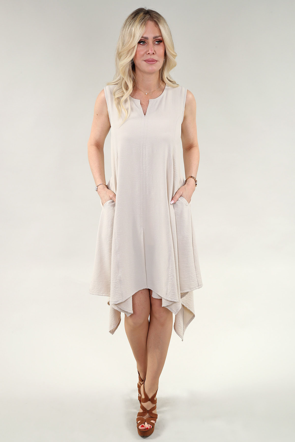 Robe soleil non doublée cercle