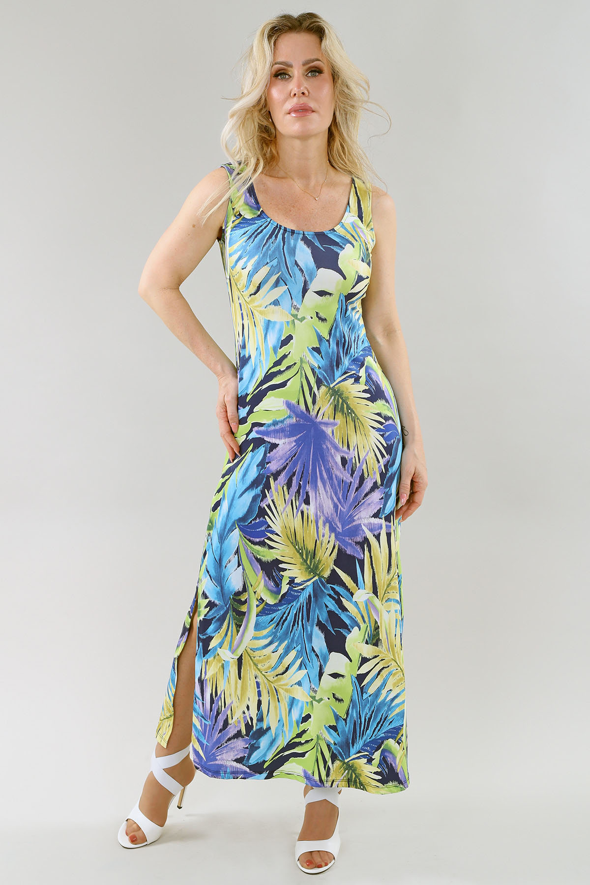 Robe maxi soleil non doublée