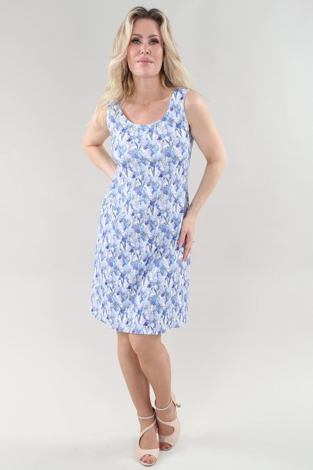 Robe soleil botanique non doublée