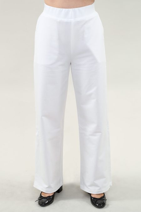 Pantalon à jambes larges avec poches