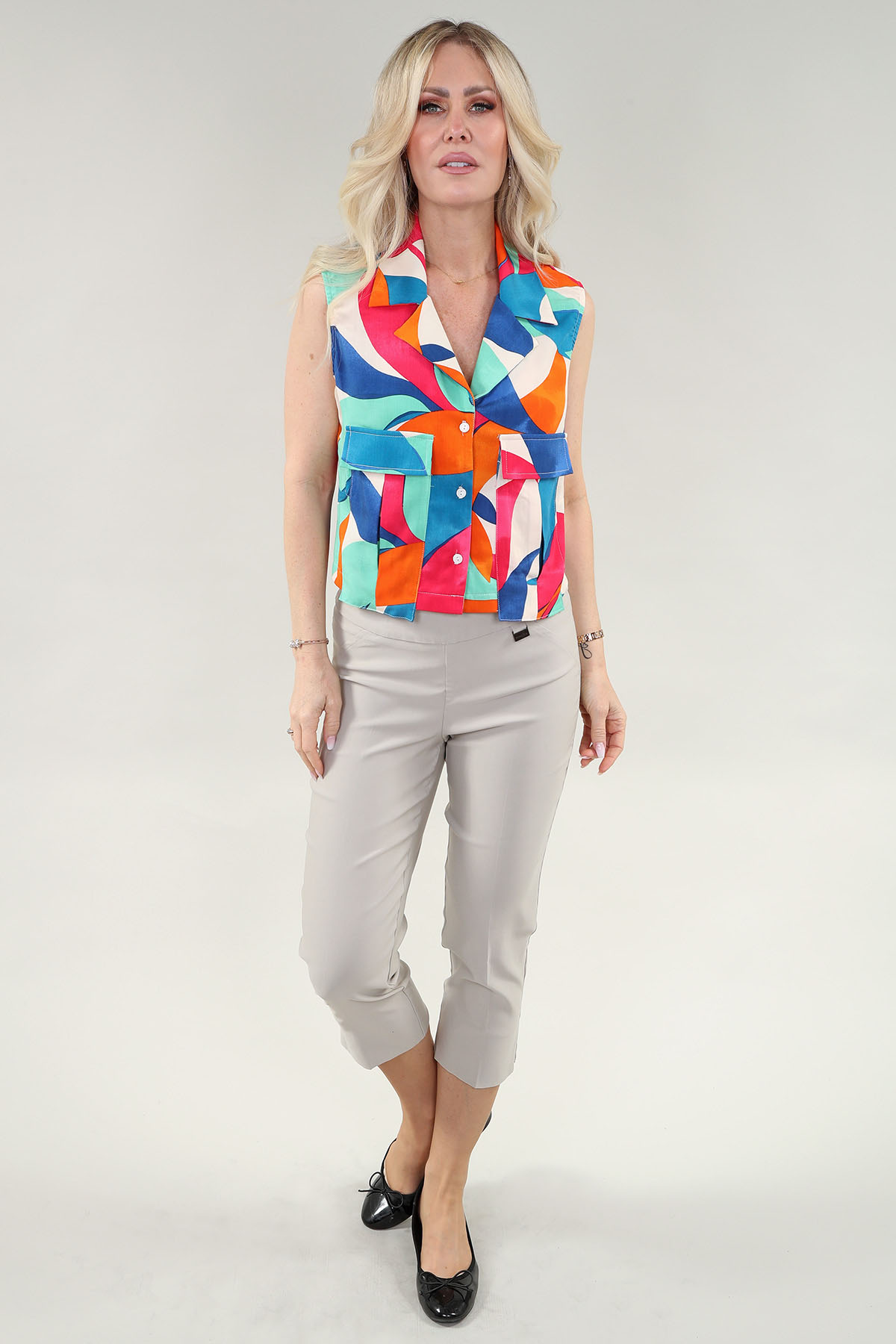 Veste courte sans manches - Image 4