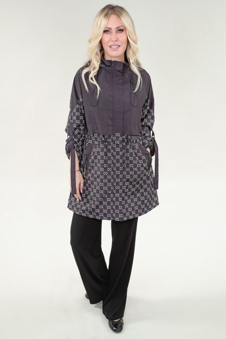 Cardigan en tricot imprimé à manches 3/4