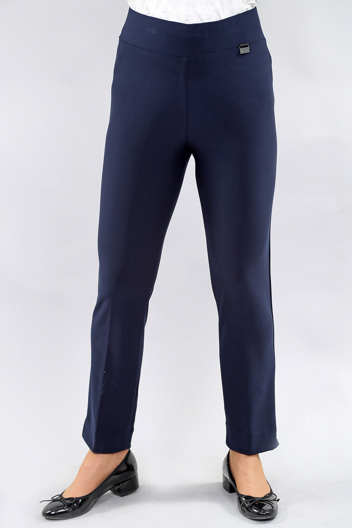 Pantalon sans poches – Contrecollé Polyester, Noir, Marine, Bourgogne, Taupe ou Gris
