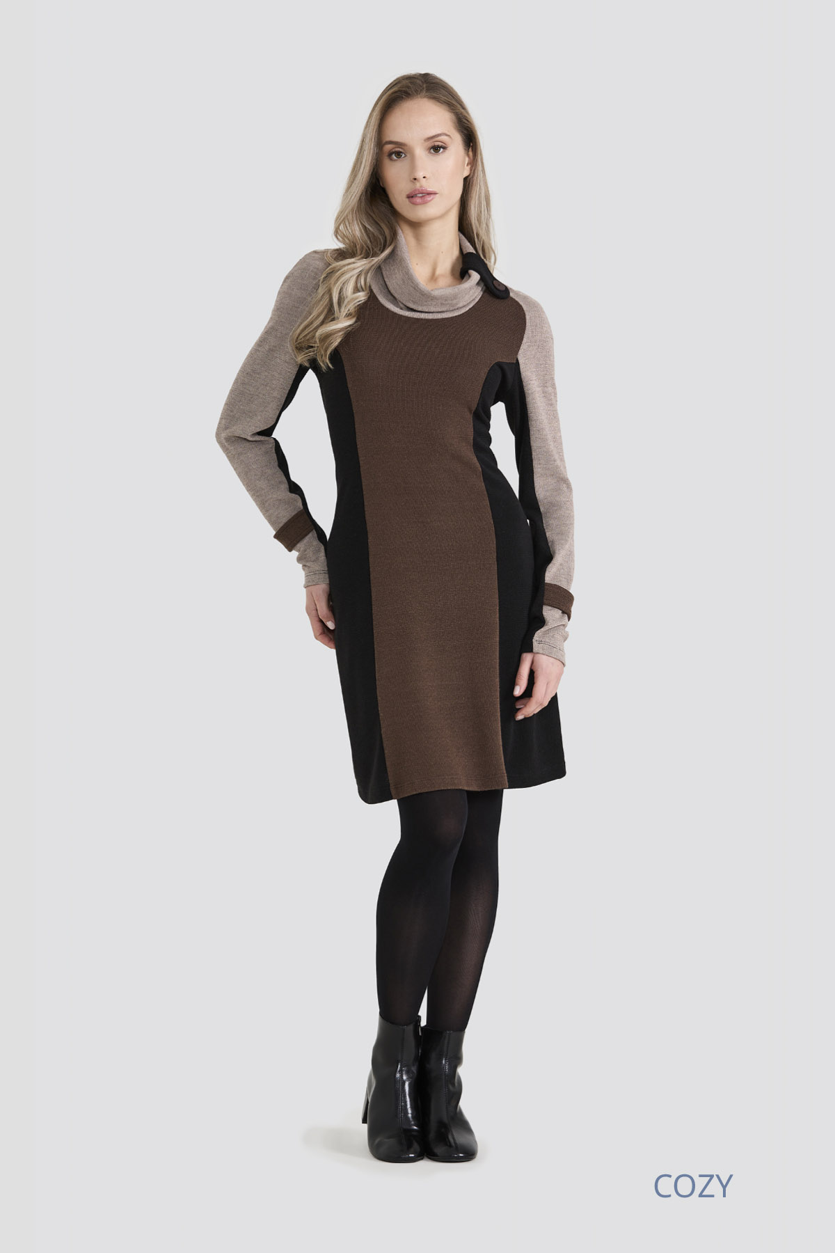 Petite veste – Gabardine Extensible Tissé, Small Marine ou Big Brun Carreaux
