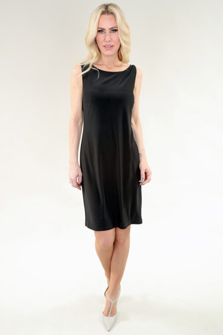 Robe sans manches doublé – ITY, Noir, Marine, Taupe, Bourgogne ou Gris