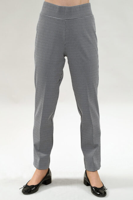 Tweed Pant (no Pockets) in A/S Black white Pant Bengaline