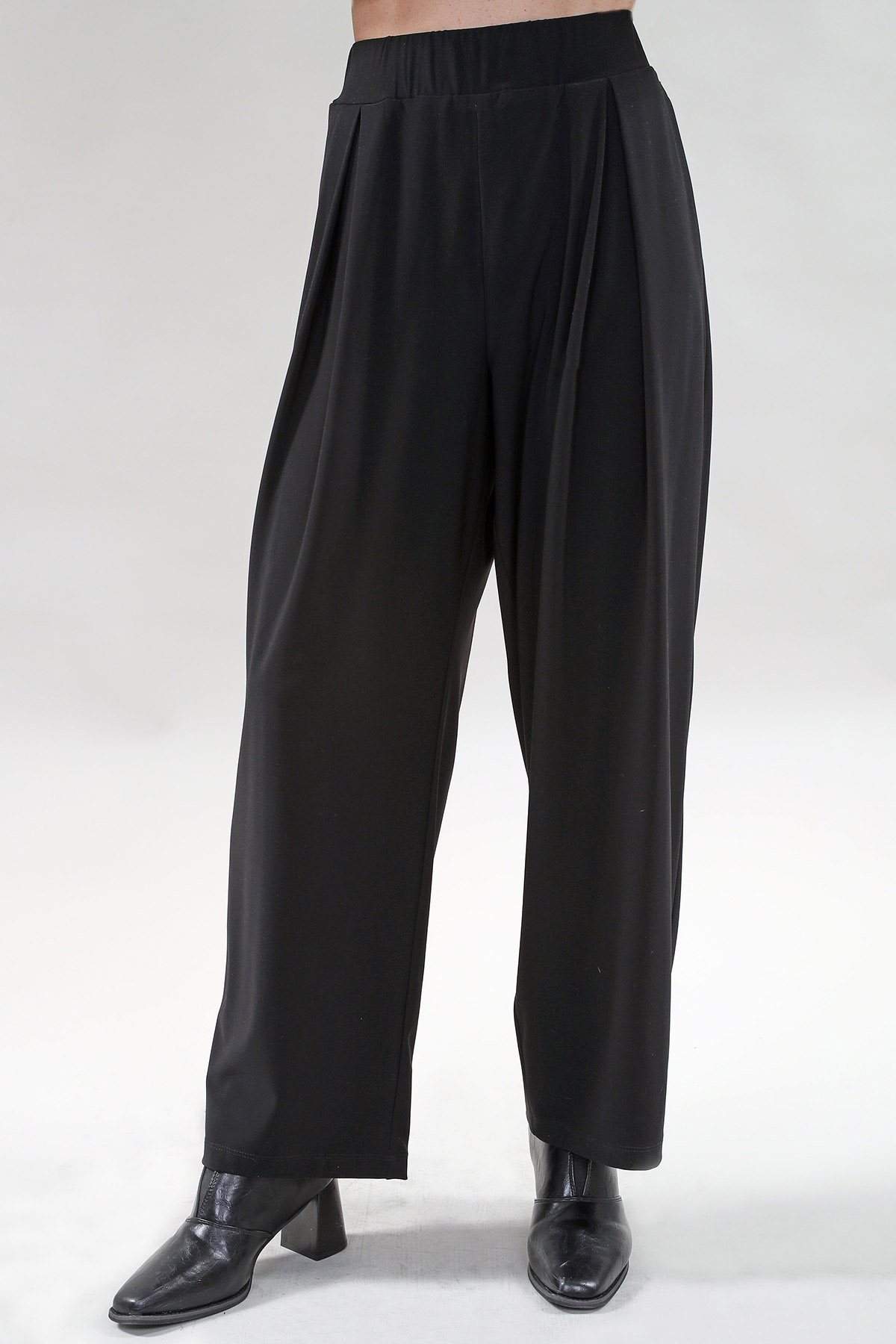 Wide Leg Pant with Pockets in A/S Black or Navy Pant Barcelona