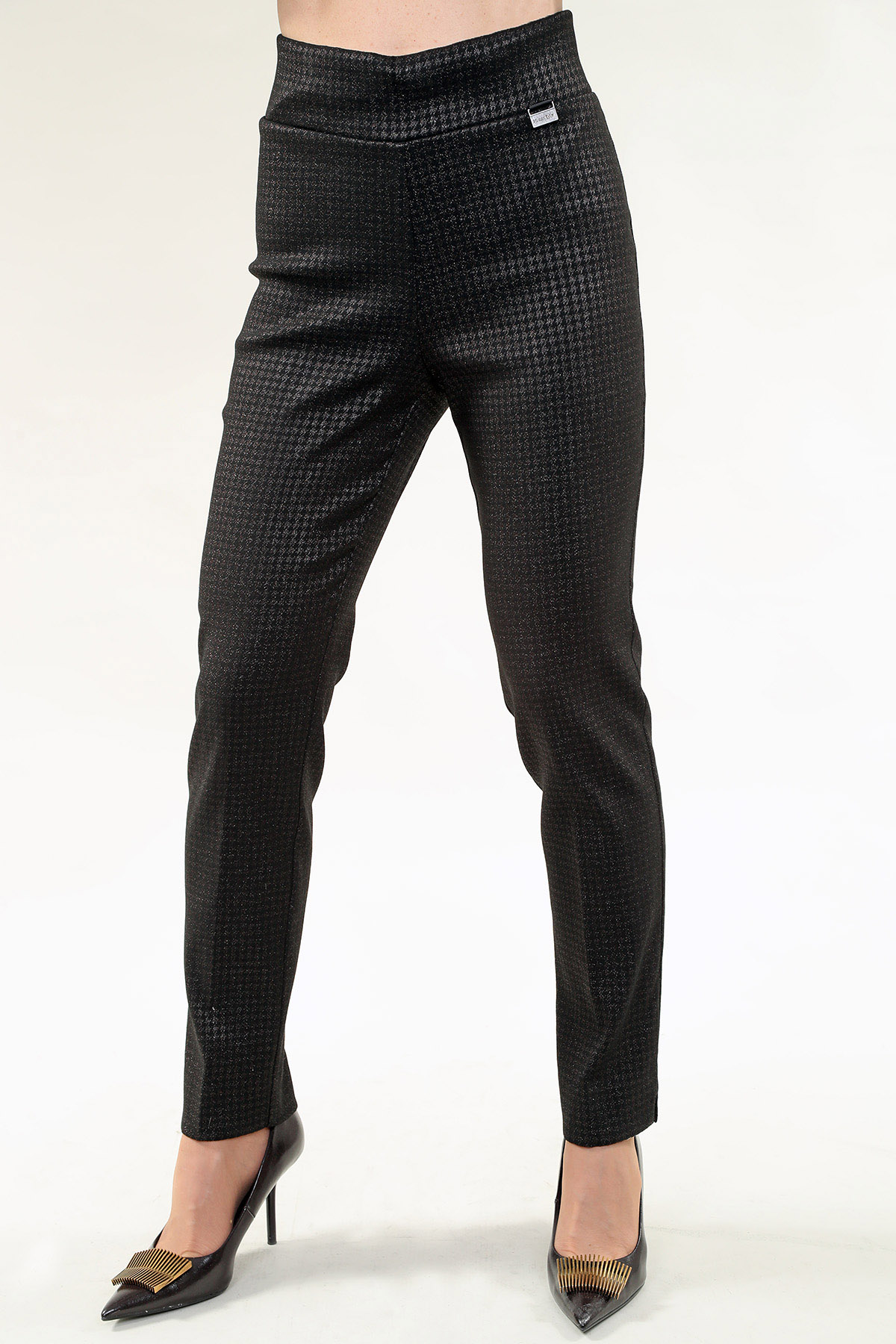 Pantalon sans poches – Imprimé PDR, Noir Bronze