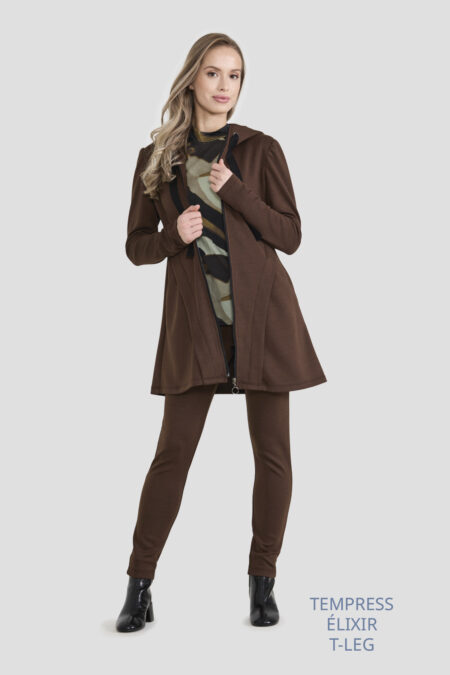 Dress Long Sleeves in (Black/Brown/Natural) Dress Textured Knit